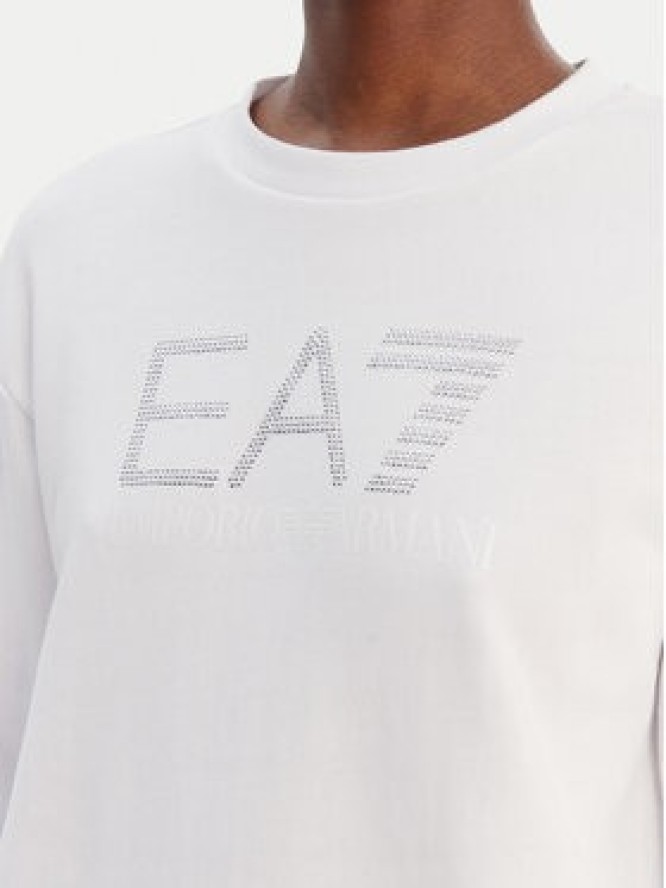 EA7 Emporio Armani Bluza 7W000953 AF15831 U0002 Biały Regular Fit