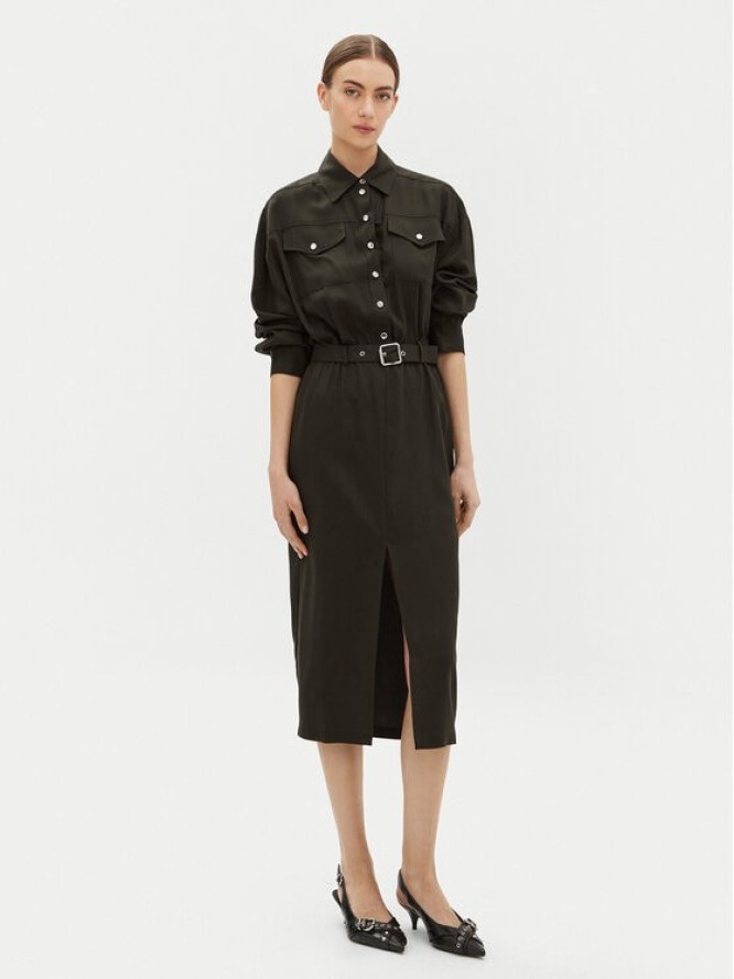 PINKO Sukienka codzienna Affettatrice 104147 Zielony Regular Fit