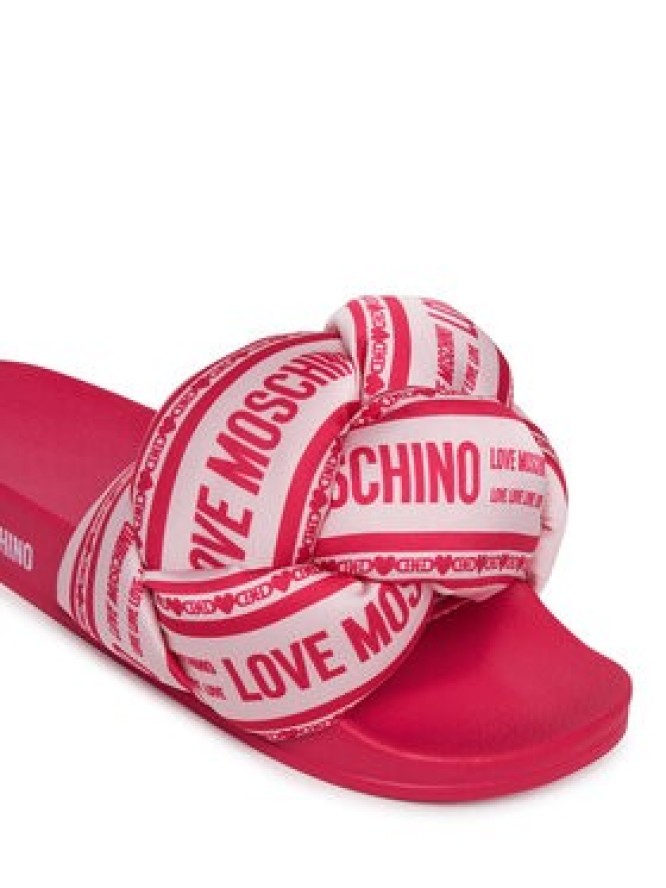 LOVE MOSCHINO Klapki JA28312G0MIW360A Różowy