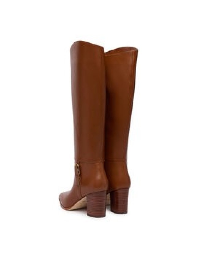 LAUREN RALPH LAUREN Kozaki Rlyn Bk T Hl Bo Tal 802P15660001 Brązowy