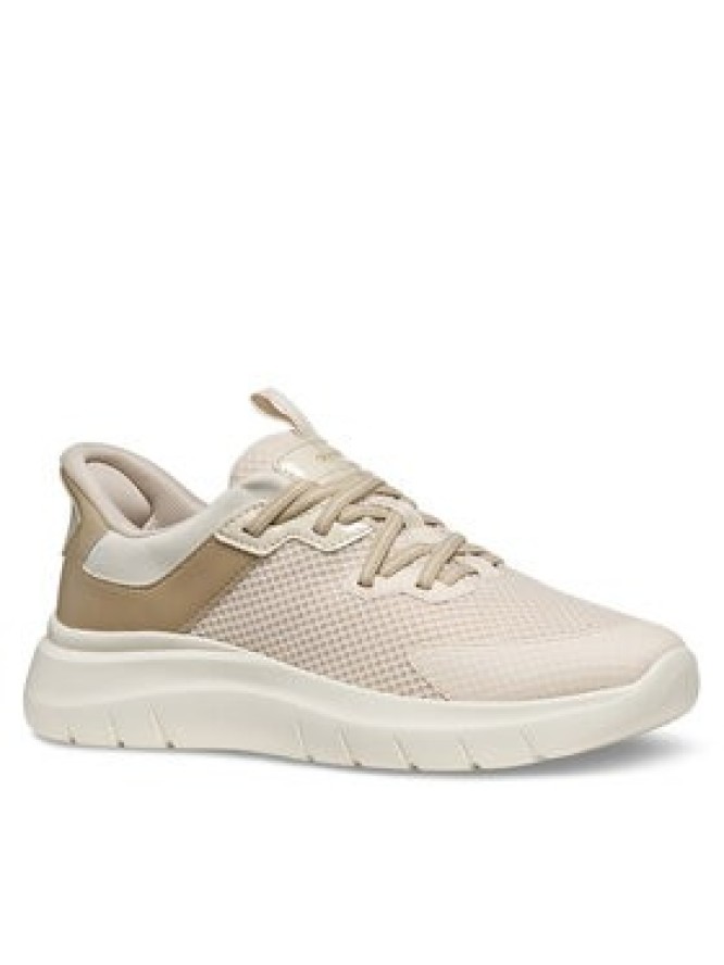 Geox Sneakersy D Plummery Plus D670JB 1402 C1S5K Kremowy
