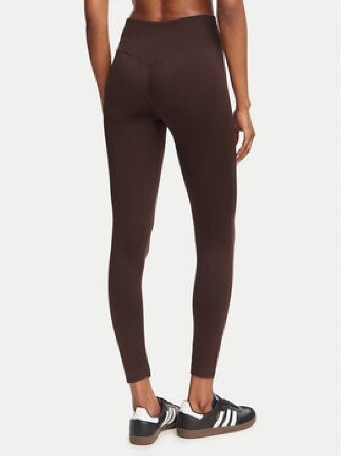 adidas Legginsy Essentials Seamless Leggings IA4522 Brązowy Slim Fit