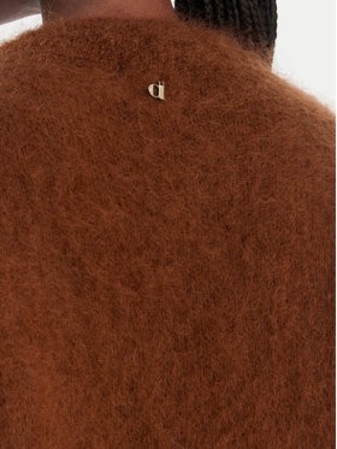Dixie Sweter M277Y101A Brązowy Relaxed Fit