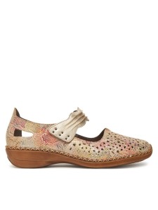 Rieker Półbuty 41399-92 Beżowy