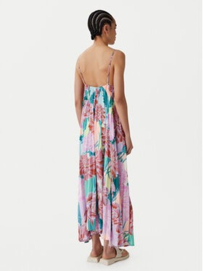 Maaji Sukienka letnia Japanese Eden Parrot PT2575CLD001 Kolorowy Regular Fit