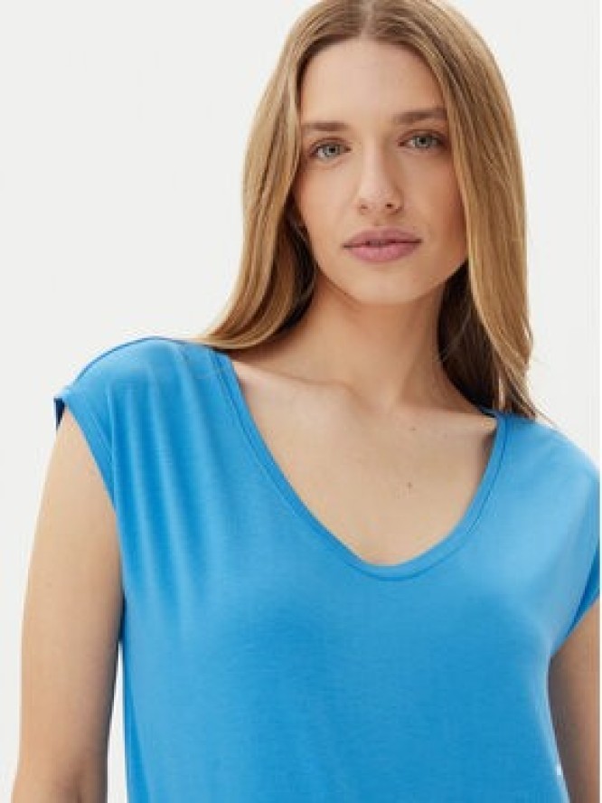 Pieces T-Shirt Billo 17078732 Niebieski Loose Fit