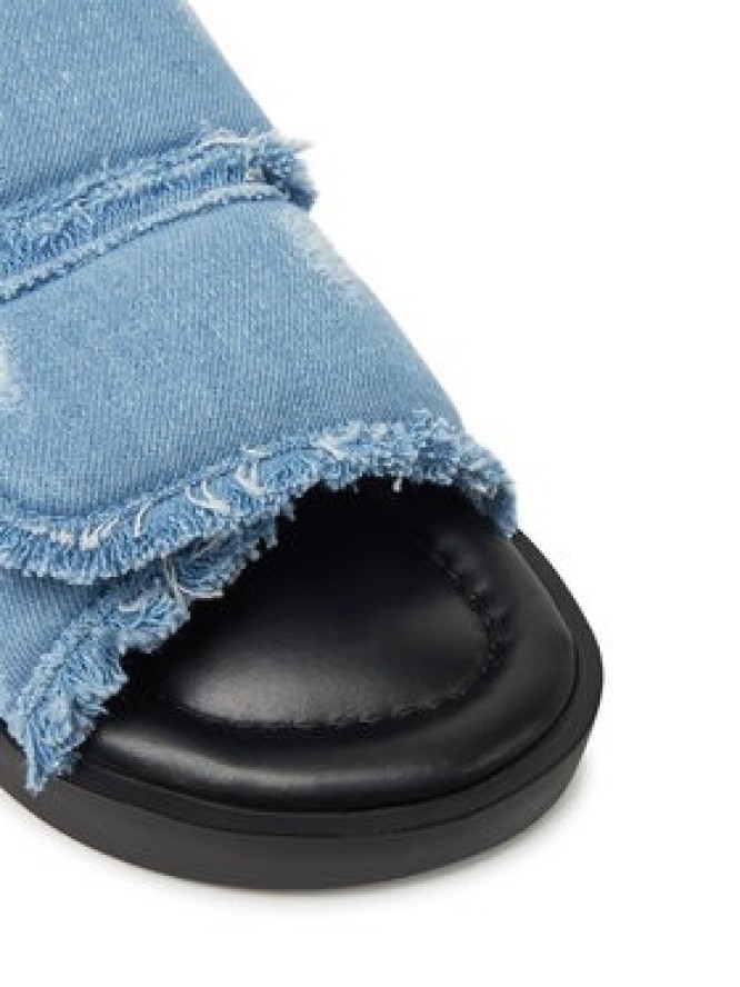 Inuikii Klapki Classic Jeans Velcro 70104-143 506 Niebieski