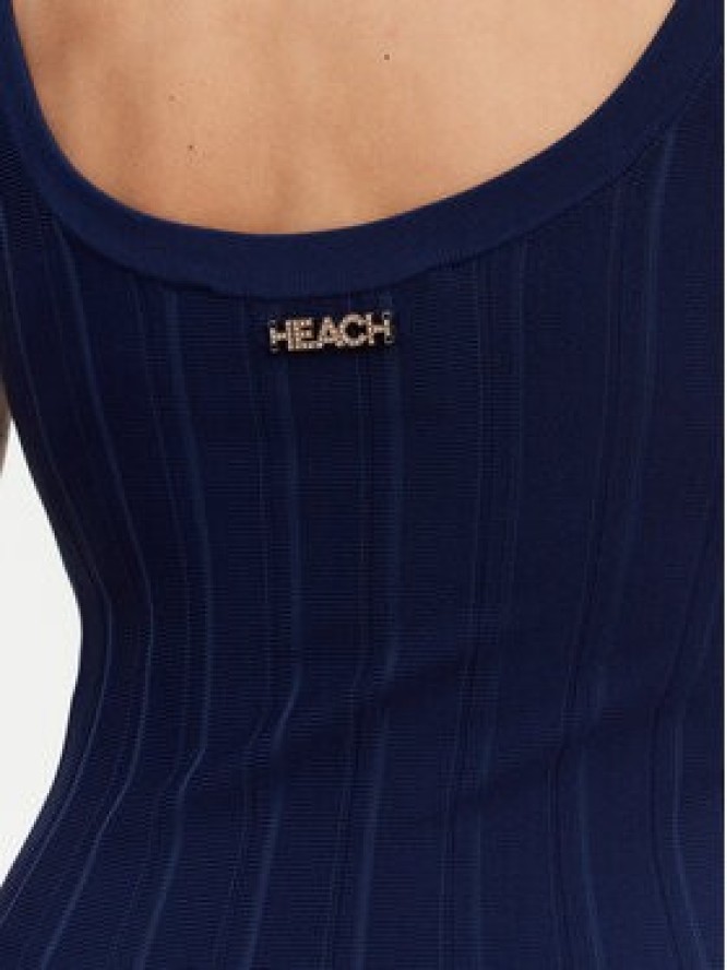 Silvian Heach Sukienka dzianinowa GPP25016VE Granatowy Regular Fit