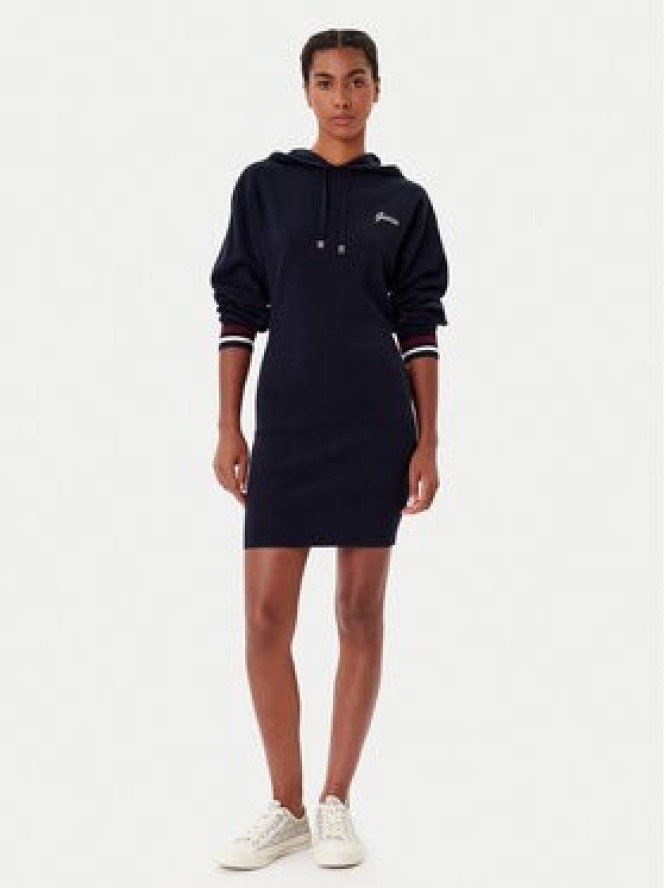 Guess Sukienka dzianinowa V5BK01 Z1152 Granatowy Regular Fit