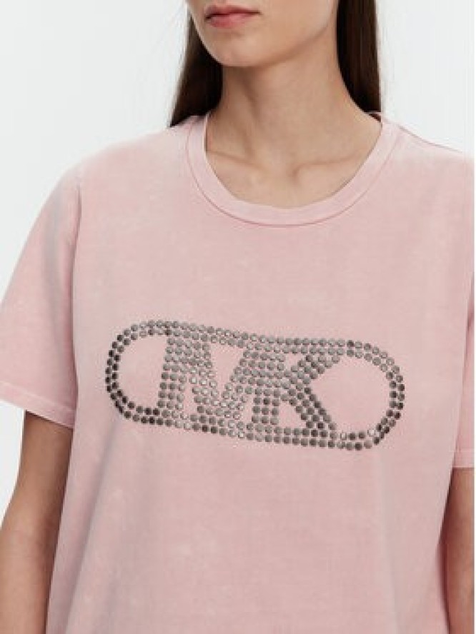 MICHAEL Michael Kors T-Shirt MS551SC491 Różowy Regular Fit