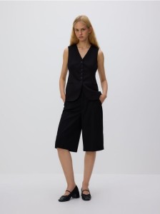 Bermudy z kantem - czarny