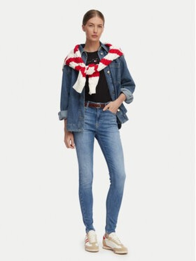 Tommy Jeans Jeansy Nora Mr DW0DW23084 Niebieski Skinny Fit