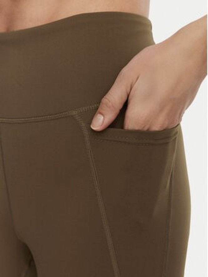 Reebok Legginsy RK25975CCW Brązowy Slim Fit
