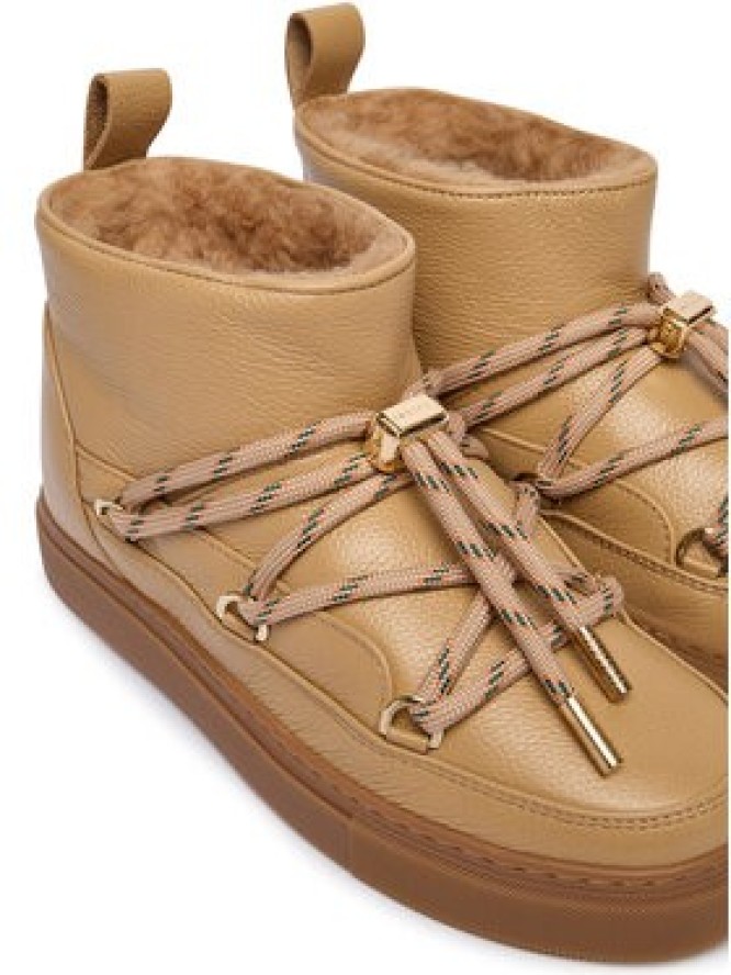 Inuikii Śniegowce Full Leather Gloss 1001.001.0371 Beżowy