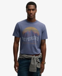 superdry Outdoors Mountain Relaxed T-Shirt z bawełny organicznej