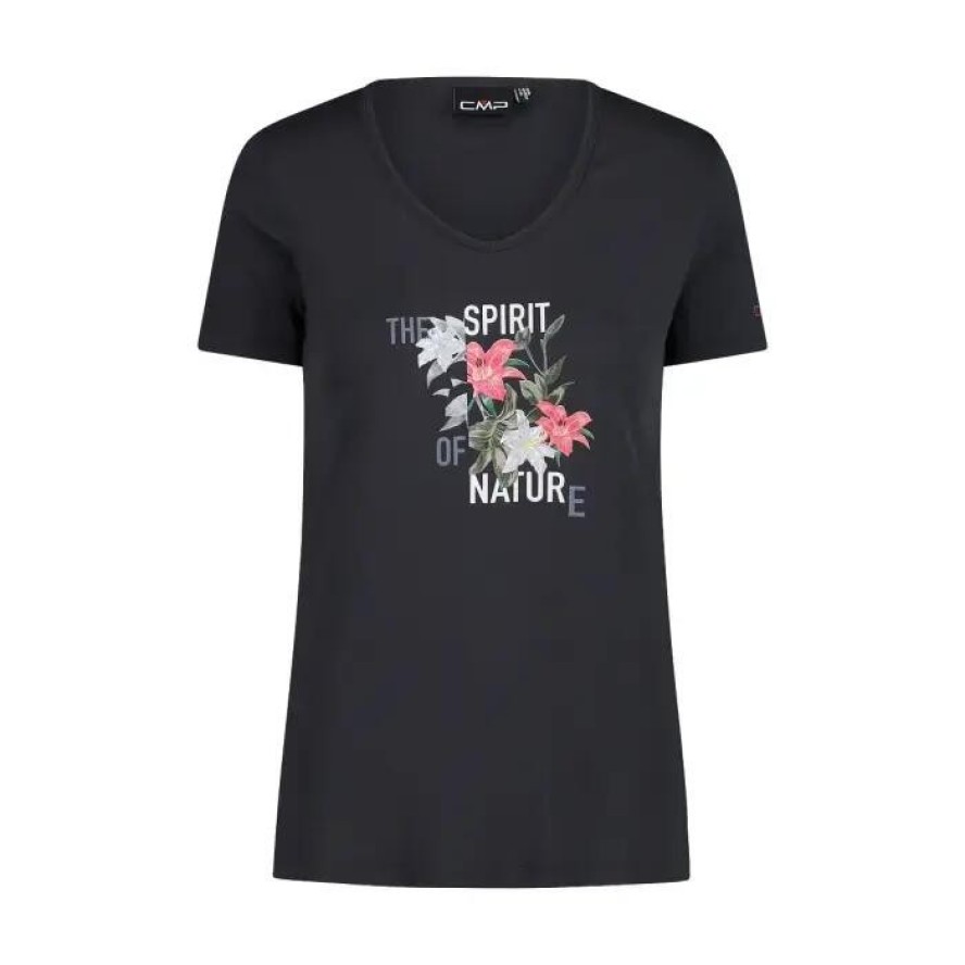 T-shirt z tkaniny technicznej damski CMP