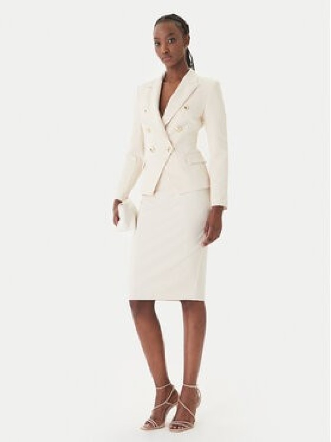 Rinascimento Marynarka CFC0128639003 Beżowy Regular Fit