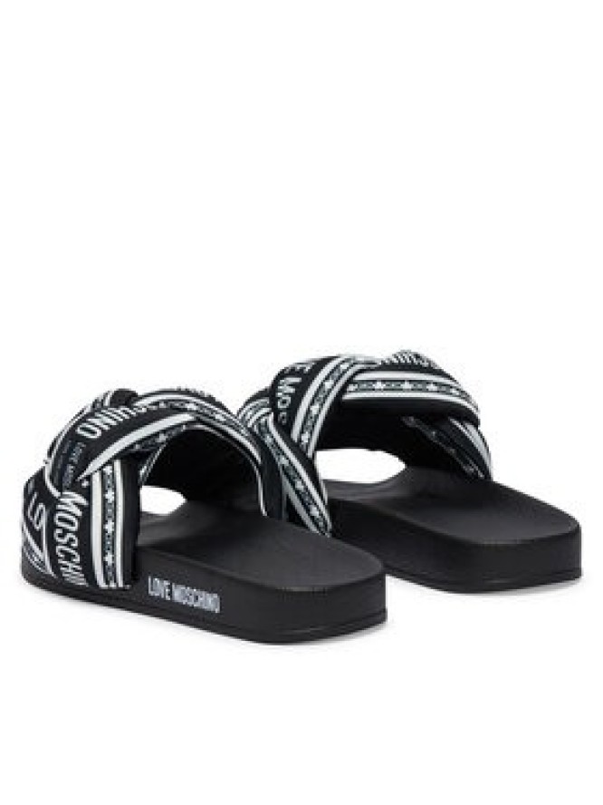 LOVE MOSCHINO Klapki JA28312G0OIW300A Czarny