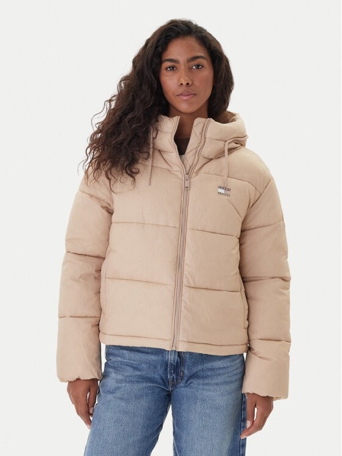 Tommy Jeans Kurtka zimowa DW0DW21625 Beżowy Regular Fit