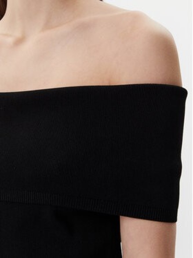 MICHAEL Michael Kors Sukienka dzianinowa MS582Y033D Czarny Slim Fit