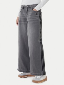 adidas Jeansy adicolor Denim Adilenium JV7455 Szary Wide Leg