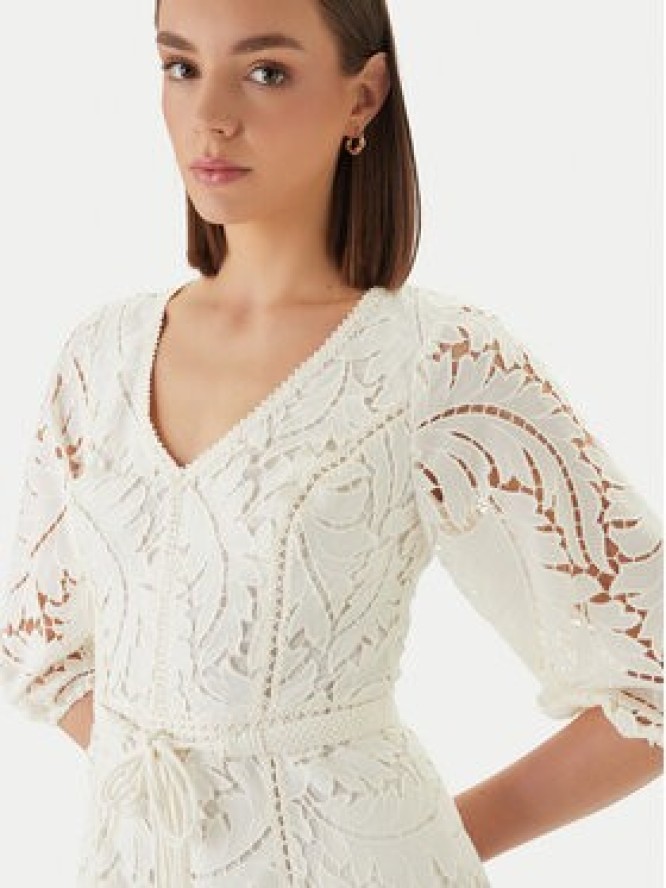 Guess Sukienka koktajlowa W6GK91 W2162 Biały Classic Fit