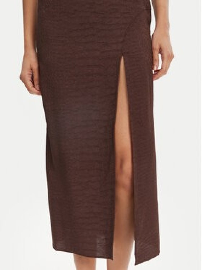 JACQUEMUS Sukienka koktajlowa 25E251DR100-1713 Brązowy Regular Fit