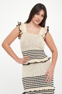 Top damski ażurowy TWINSET U&B
