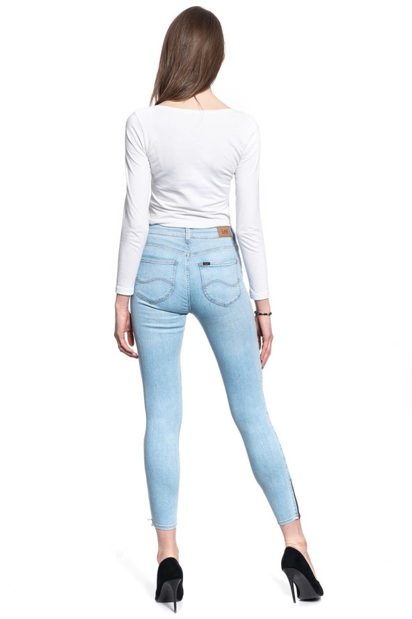 SPODNIE DAMSKIE LEE SCARLETT HIGH LIGHT COROVAL L31BMFOC 112107027