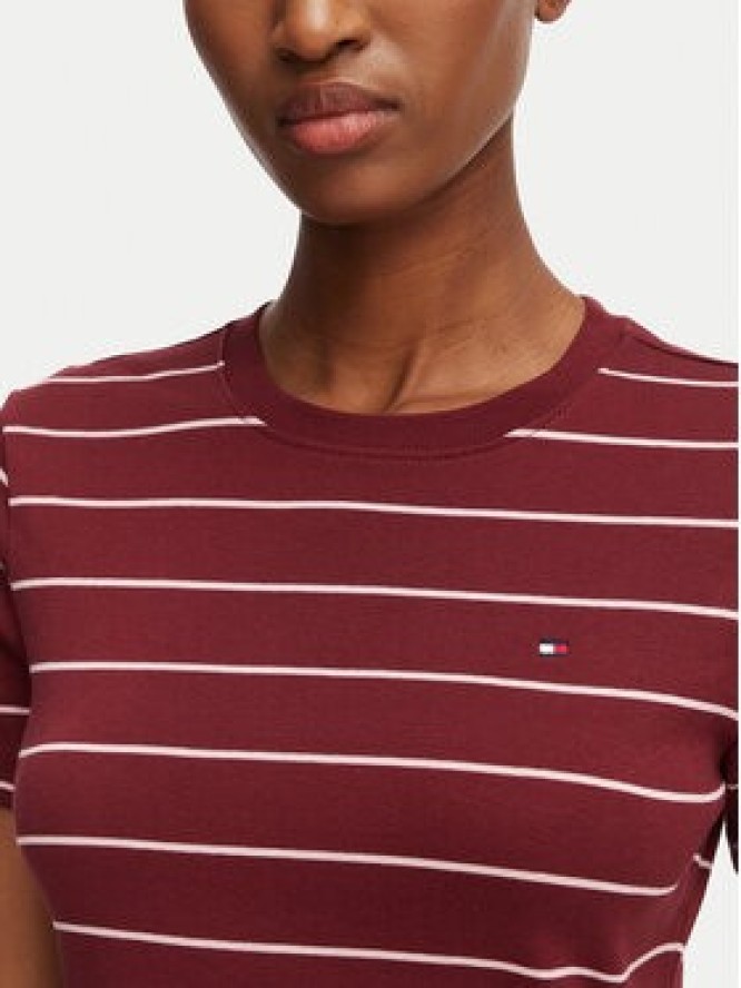 Tommy Hilfiger T-Shirt New Cody WW0WW40587 Czerwony Slim Fit