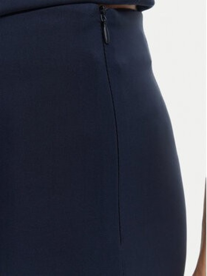 Rinascimento Spodnie palazzo CFC0127878003 Granatowy Wide Leg