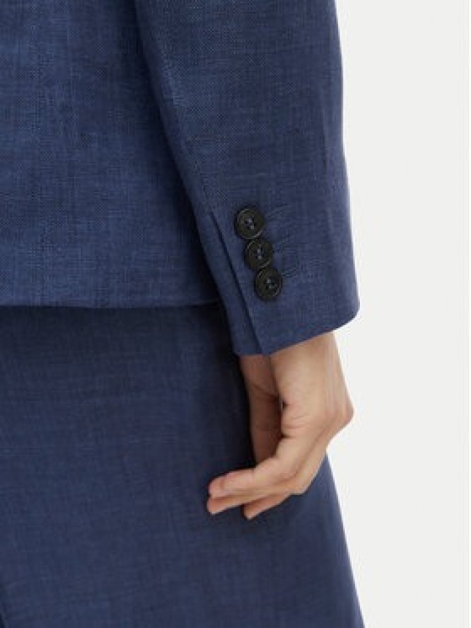Weekend Max Mara Marynarka Nalut 2615041072 Granatowy Regular Fit