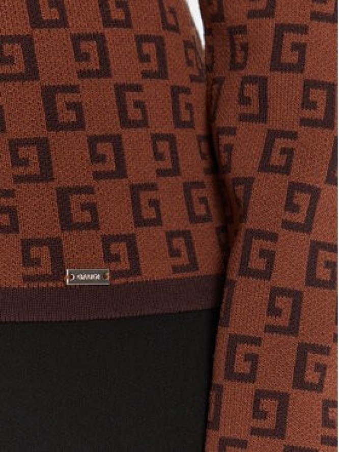Gaudi Sweter 521FD53025 Brązowy Regular Fit
