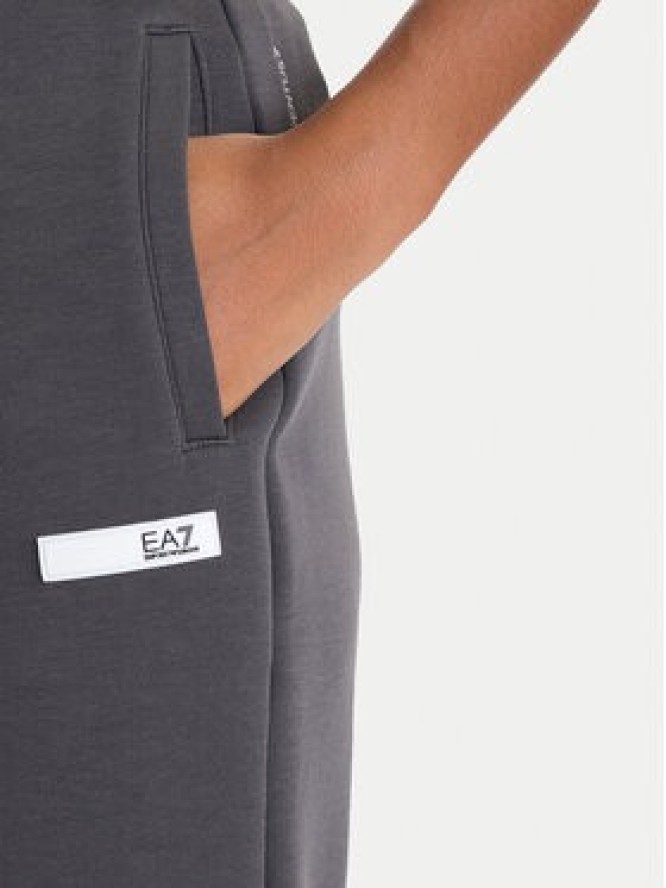 EA7 Emporio Armani Spodnie dresowe 7W000678 AF13151 U8117 Szary Regular Fit