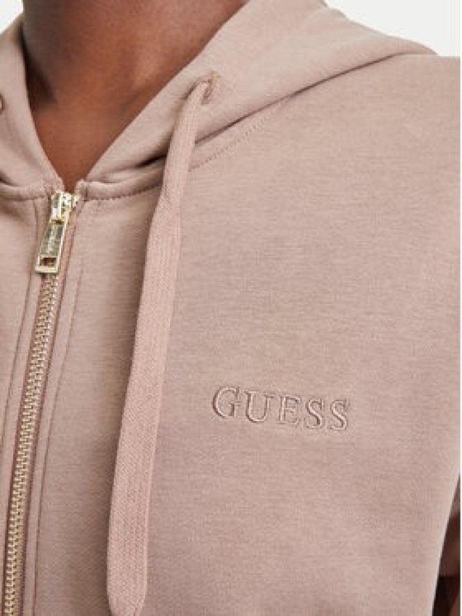 Guess Bluza O5RQ01 KCO31 Brązowy Regular Fit