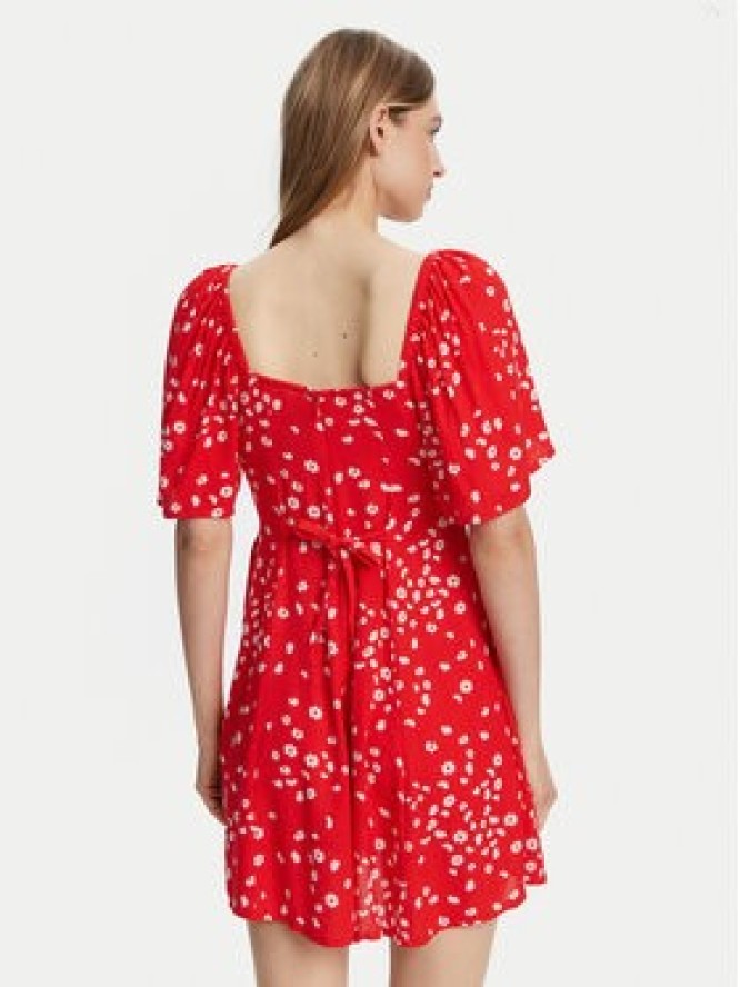 Roxy Sukienka letnia ERJWD03880 Czerwony Regular Fit