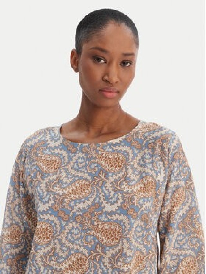 Weekend Max Mara Bluzka 2615111142 Niebieski Relaxed Fit