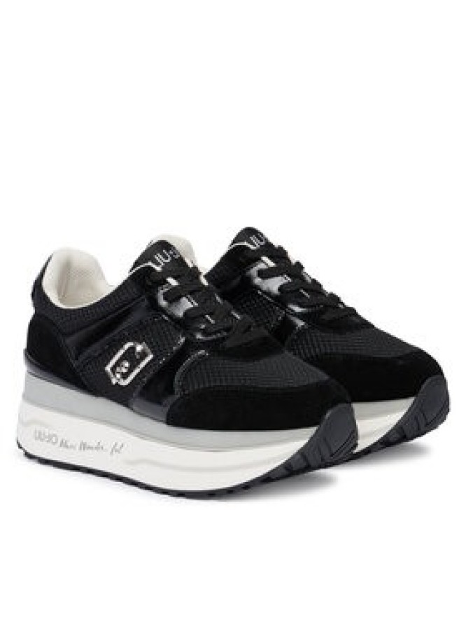 Liu Jo Sneakersy Maxi Wonder Plus 02 BA6019 PX805 Czarny