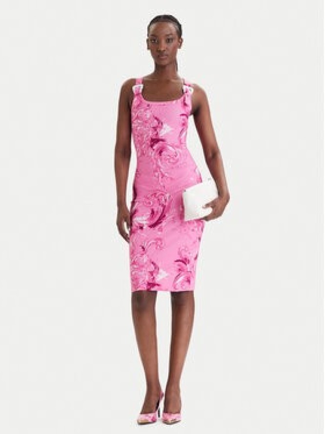 Versace Jeans Couture Sukienka codzienna 80HAO943 JS550 Różowy Slim Fit