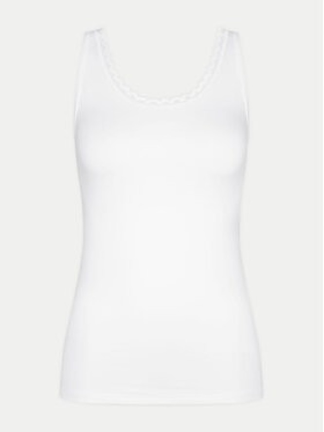 Triumph Top Feel Of Cotton 10224975 Biały Slim Fit