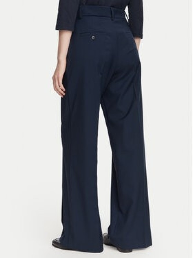 Weekend Max Mara Spodnie materiałowe Visivo 2625136061 Granatowy Regular Fit