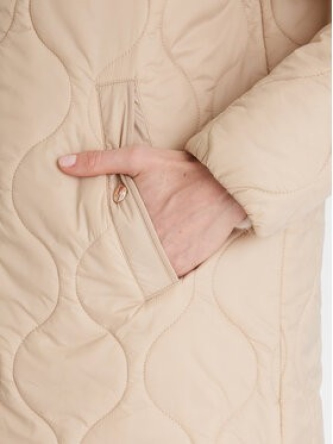 JOOP! Kurtka zimowa Carla 10018874 30047609 Beżowy Regular Fit