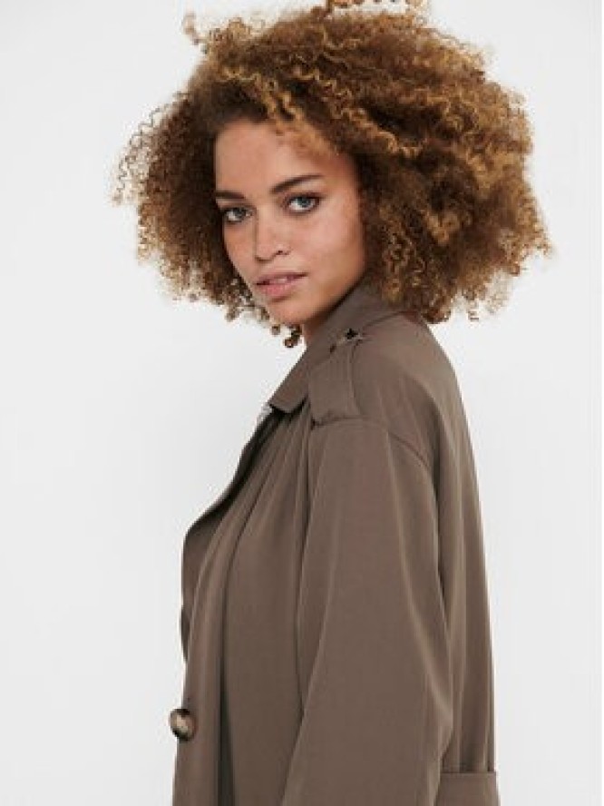 ONLY Trencz 15217799 Brązowy Relaxed Fit