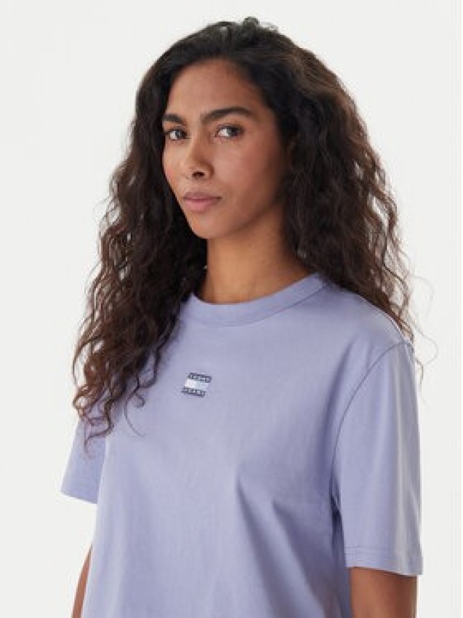 Tommy Jeans T-Shirt Badge DW0DW22202 Niebieski Boxy Fit