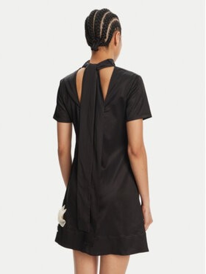 STAUD Sukienka koktajlowa Ilana R25R2208CT Czarny Regular Fit