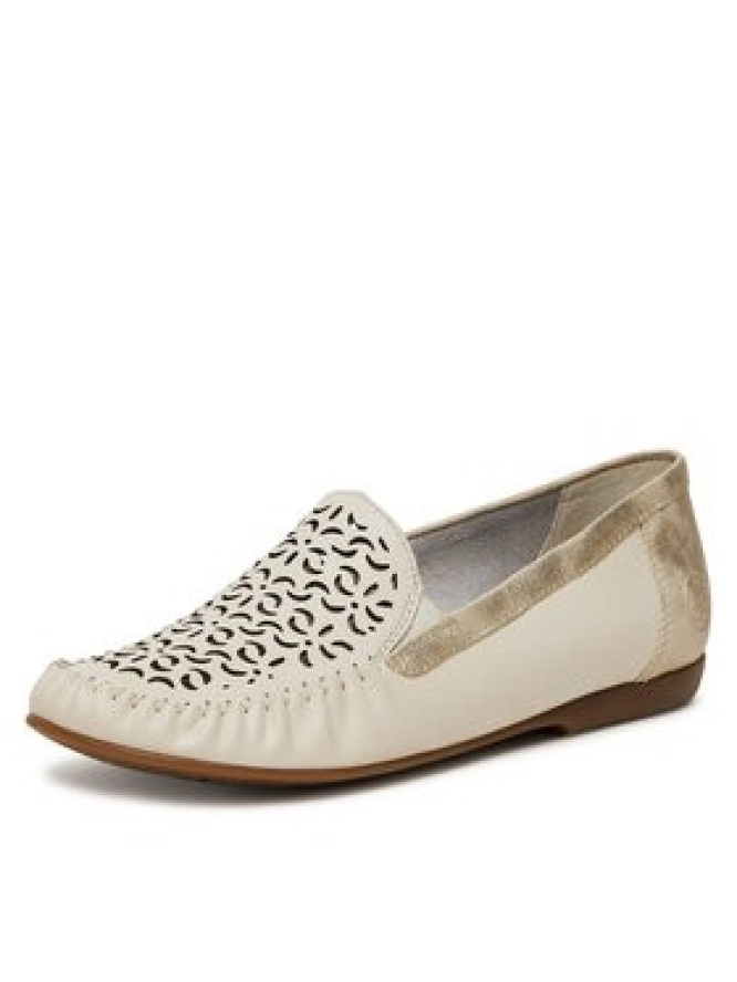 Rieker Mokasyny CEO-L6350-60 Beżowy jasny