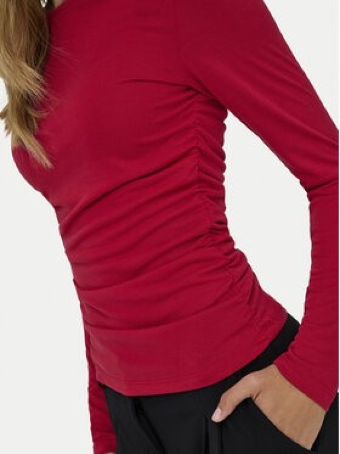 ONLY Bluzka Free Life 15365605 Czerwony Regular Fit