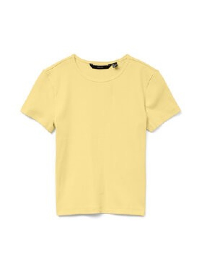Vero Moda T-Shirt Chloe 10306894 Żółty jasny Tight Fit