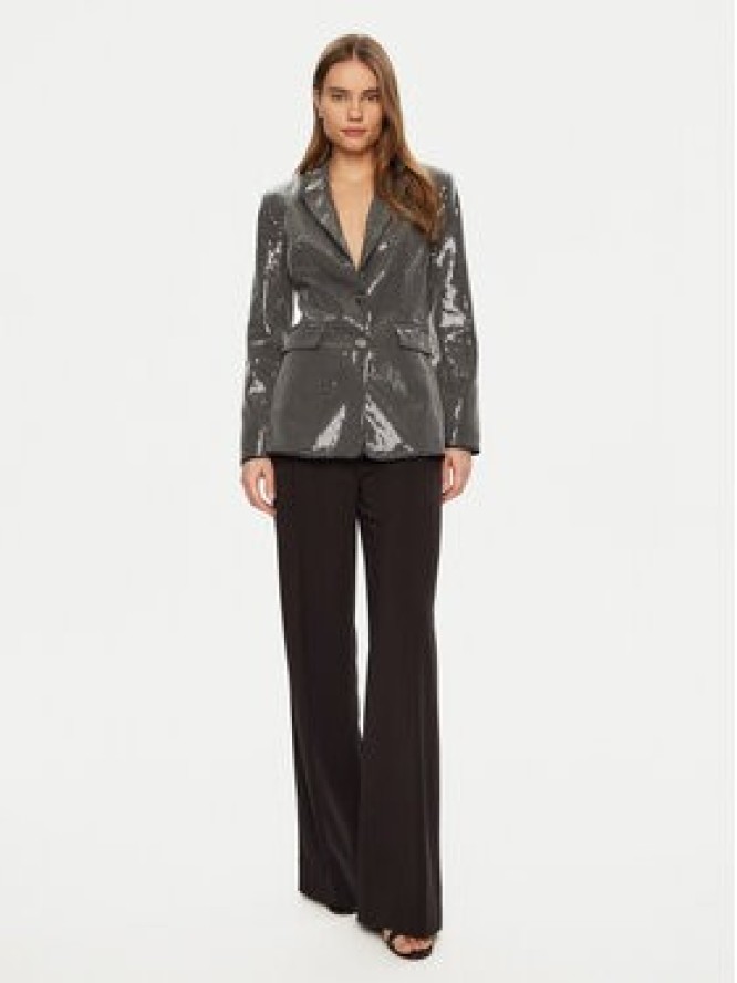 Guess Marynarka W5RN48 WGX40 Srebrny Regular Fit