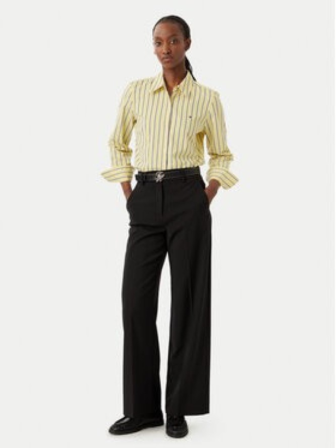 Tommy Hilfiger Koszula Summer WW0WW51155 Żółty Regular Fit